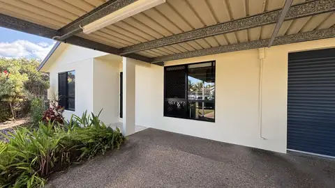 Carport and render repainted white