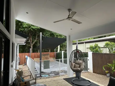 Patio and entertaining area